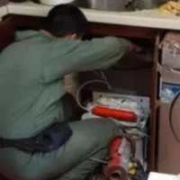 لوله بازکنی گرگیج با دستگاه وفنر زنی پمپ باد