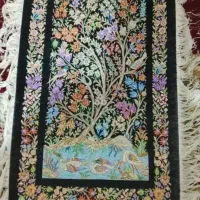 بافنده فرش دستبافت ابریشم پشم تابلو فرش|تابلو فرش|قم, منبع آب|دیوار