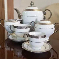 سرویس چینی ورساچه نقره کوب اصل