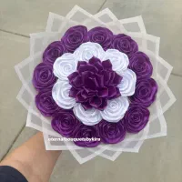 دسته گل بنفش در تعداد شاخه های متفاوت|گل مصنوعی|ارومیه, |دیوار