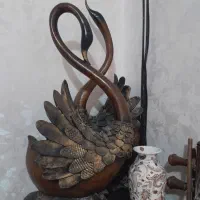 قو جفتی|مجسمه، تندیس، ماکت|خرم‌آباد, |دیوار