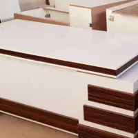 میز مدیریتی بزرگ + ال جانبی + صندلی مدیریتی رایگان|دفتر کار|مبارکه, |دیوار