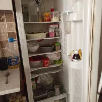 یخچال تک الکترو استیل30 فوت فروش فوری خاکسفید