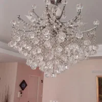 لوستر کریستال اصل چک|لوستر و چراغ آویز|پردیس, فاز ۲|دیوار