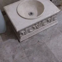 روشویی تمام سنگی بدون زیره