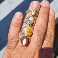 انگشتر باباقوری سه پوست