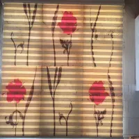 پرده زبرا|پرده، رانر، رومیزی|تهران, شهرک ولیعصر شمالی|دیوار