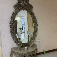 اینه شمعدان وکنسول جنس تماما برنج