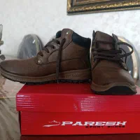 کفش بوت قهوه ای