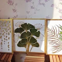 تابلوی تکسچر و ورق طلا