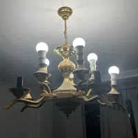 لوستر ۱۰ شاخه به ۲ عدد همراه دیواری