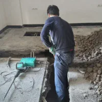 تخریب،بتن کنی ساختمان بادژبر