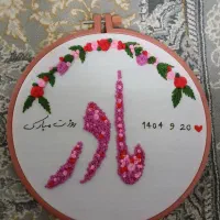 گلدوزی مخصوص روز مادر