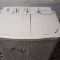 ماشین لباسشویی دوقلو سطلی کاملآ سالم