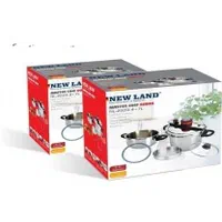 زودپز 2قولوو مارک نیولند تمام استیل قابلمه دیگ اصل|ظروف پخت‌وپز|یزد, |دیوار