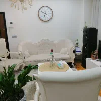 مبل استیل 7نفره دو میز عسلی و جلو مبلی