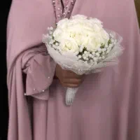 چار روسری و پیراهن عروس زیبا