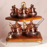 ظروف‌مسی/سرویس پاسماوری رزگل ۸تایی/اقساطی