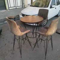 میز صندلی بلند کافه|میز و صندلی غذاخوری|گلستان (تهران), |دیوار