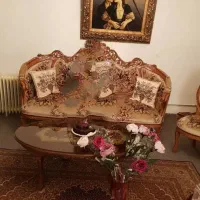 مبل سلطنتی با میز غذاخوری|مبلمان خانگی و میز عسلی|میاندوآب, |دیوار