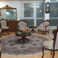 مبلمان و ناهار خوری و کنسول چوب گردو