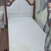 تخت یک نفره ام دی اف و پی وی سی بسیار تمیز|تخت و سرویس خواب|ساری, |دیوار