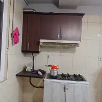 کابینت بدنه فلزی با درب ام دی اف|آب‌چکان و نظم‌دهنده ظروف|فردیس, شهرک راه آهن|دیوار