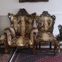 مبل سلطنتی چوب گردو|مبلمان خانگی و میز عسلی|اردبیل, |دیوار