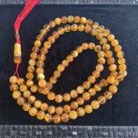 تسبیح و گردنی و دستبند کهربای لهستان(زرده ایی)