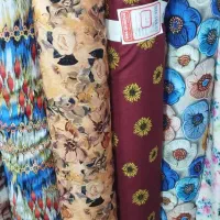 پارچه نخی با کیفیت|لباس|منوجان, |دیوار