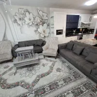 مبل چستر ۸ نفره با میز عسلی کامل