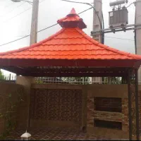 اجرای شیروانی پوشش سقف سوله ویلایی آردواز آلاچیق