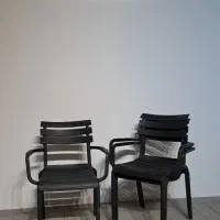 میز و صندلی پلیمری فضای باز|کافیشاپ و رستوران|مشهد, ویلاشهر|دیوار