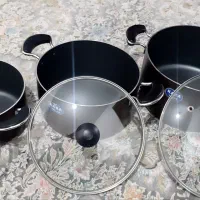 قابلمه تفلون ۶پارچه کارا|ظروف پخت‌وپز|رشت, معلم|دیوار