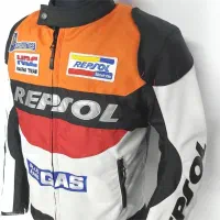 کاپشن شولدر دار  طرح موتورسیکلت رپسول اورجینال