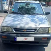 پراید ۸۶ نقره ای شاسی سالم