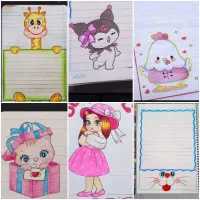 نقاشی دفتر مشق