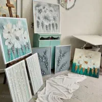 آموزش تابلو برجسته باتکسچر با وسایل کامل