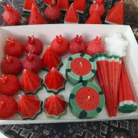 شمعهای دست ساز وباکیفیت|صنایع دستی و سایر لوازم تزئینی|مشکیندشت, |دیوار