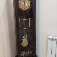 ساعت ایستاده چوبی کاملا سالم و تمیز