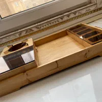 تی بگ چوبی شیشه ای دستساز