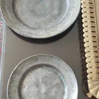 بشقاب سینی مسی عتیقه