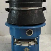 چراغ سه فتیله وکماجدون مسی ۲کیلویی عتیقه