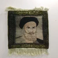 دو عدد تابلوفرش زیبا تمثال رهبرکبیر انقلاب اسلامی|تابلو فرش|تهران, سیروس|دیوار