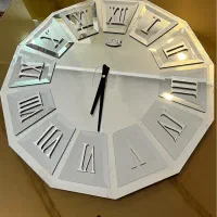 ساعت دیواری آینه ای