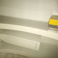 میز تلویزیون  های گلس سفید میز تلویزیون شیشه ای