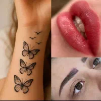 تخفیف ۵۰ درصدی / فیبروز / شیدینگ لب/ تتو بدن