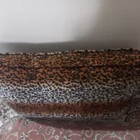 پشتی سنتی طرح پلنگی