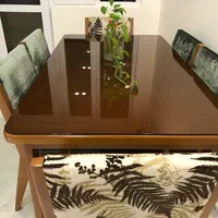 ناهارخوری شیک با چوب راش و صفحه چوب بلوط|میز و صندلی غذاخوری|تهران, باغ فیض|دیوار