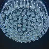 لوستر سقفی کنترل دار (2 عدد)|لوستر و چراغ آویز|تهران, بریانک|دیوار